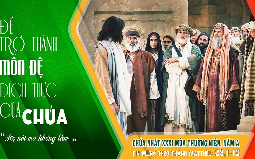 Chúa Nhật 31 TN – Chỉ để tôn vinh Thiên Chúa